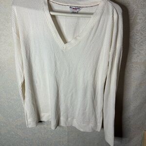 Tommy Bahama Sweater Womens XS Long Sleeve Pullover V Neck Lightweight